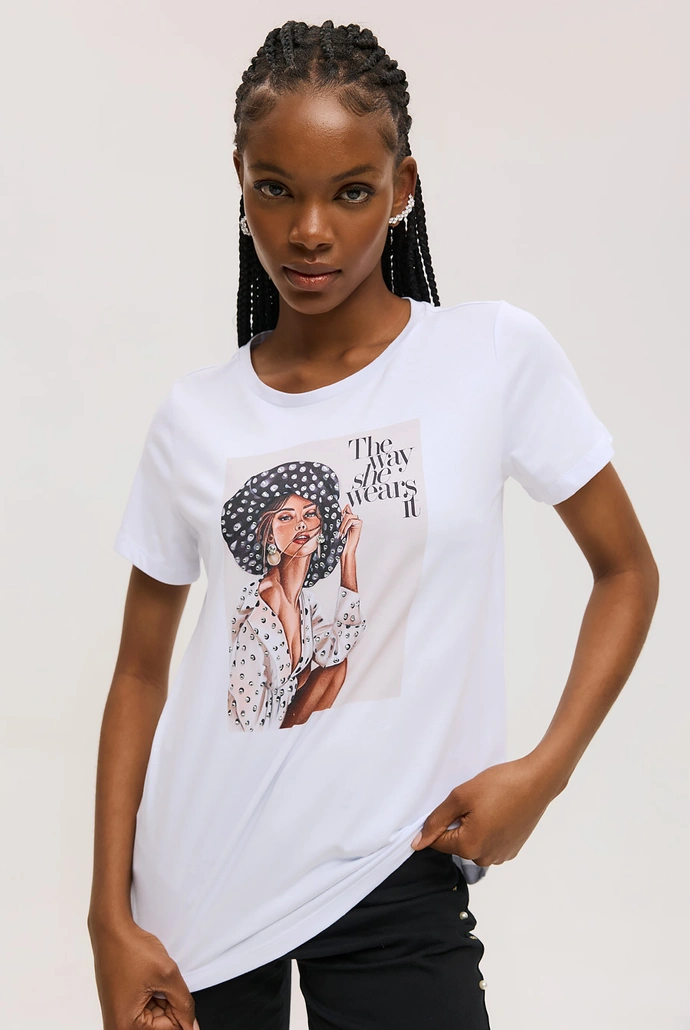 t-shirt λευκά γυναικεία